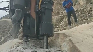 PL-1000L Буровая установка на экскаватор в работе
