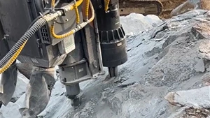 PL-1000L Буровая установка на экскаватор в работе
